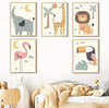 Animals Wall Decor on Canvas