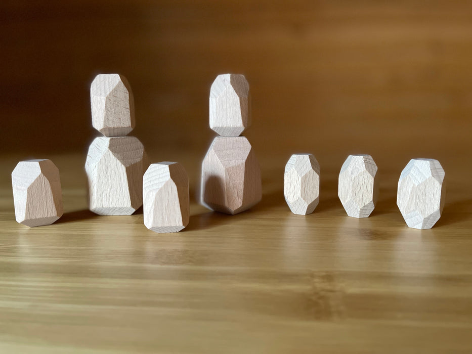 Set of Balancing Wooden Stones