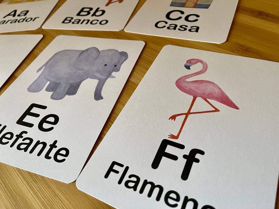 Spanish Alphabet Flashcards